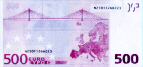 500 Euro Banknote R�ckseite