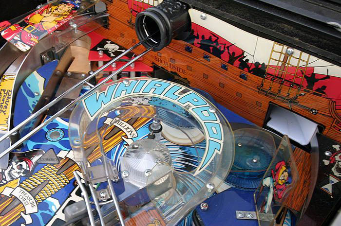 Black Rose Bally Pinball Playfield Details